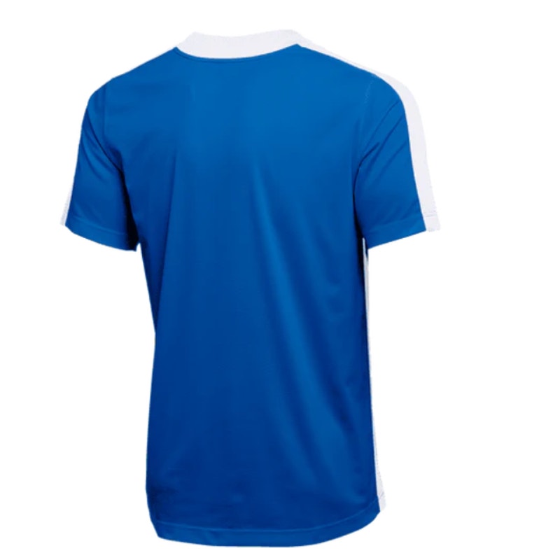 Nike Team Vapor Select 1-Button Jersey Short Sleeve Royal Blue White Mens Size L