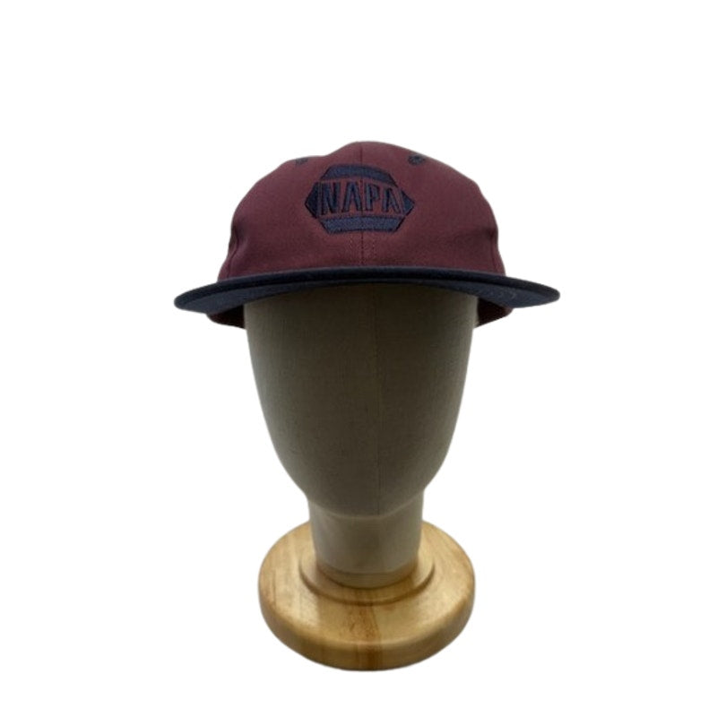 Sportsman NAPA Auto Parts Snapback Hat Cotton Cap Burgundy Navy Adult OSFA