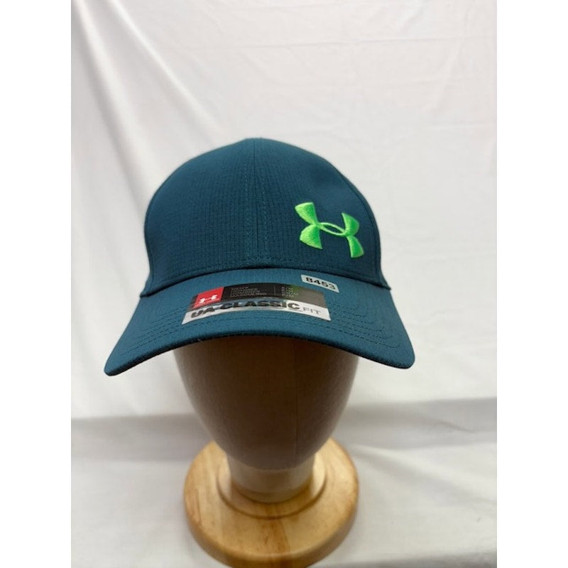 Under Armour Baseball Cap UA Classic HeatGear Teal Green Mens Size S/M