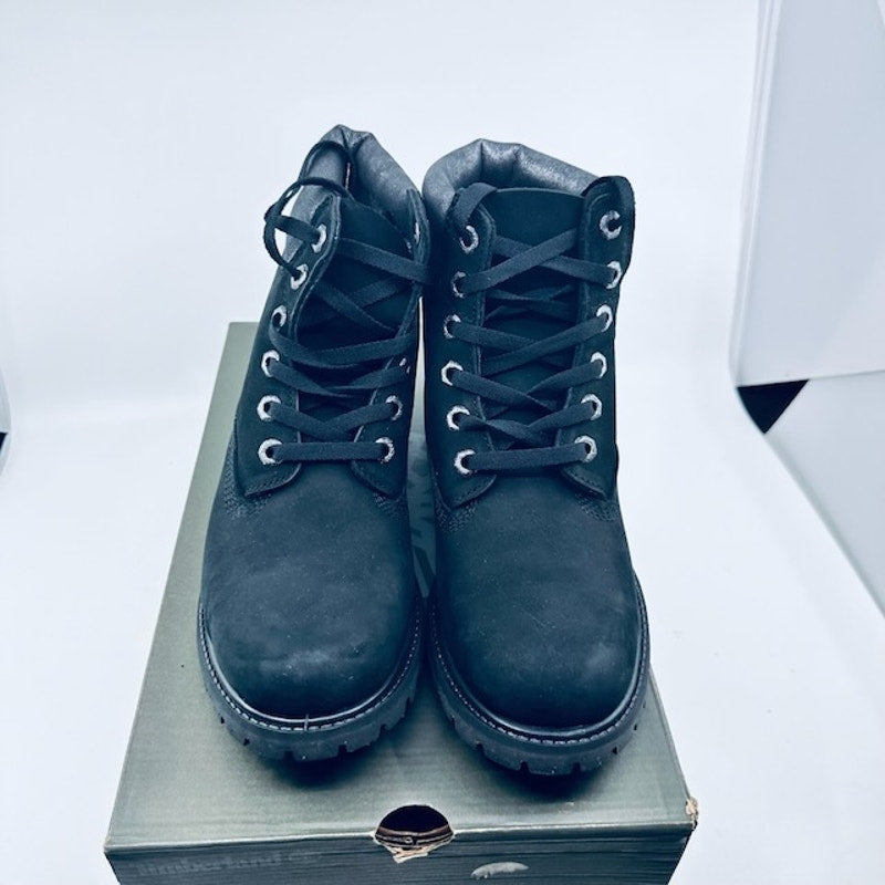 Timberland 6" Waterville Double Collar Combat Boots Black Womens Size 7.5