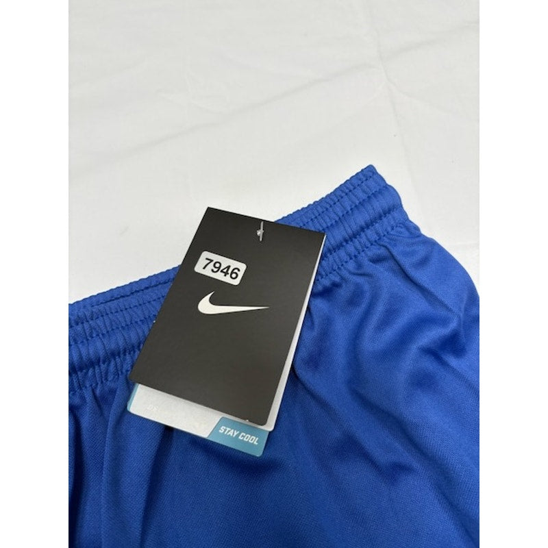 Nike Dri-Fit Football Shorts Elastic Waist Pull-On  Blue/White Mens Size XXL