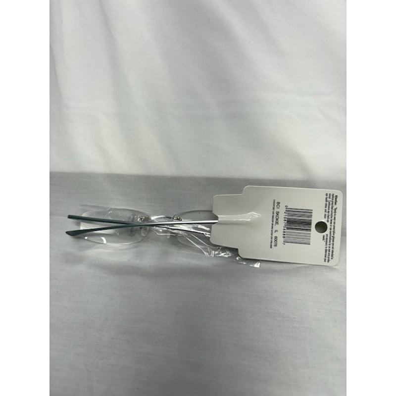Ultra Spex Rimless Aluminum Reading Glasses +2.50 Strong Lightweight Grey