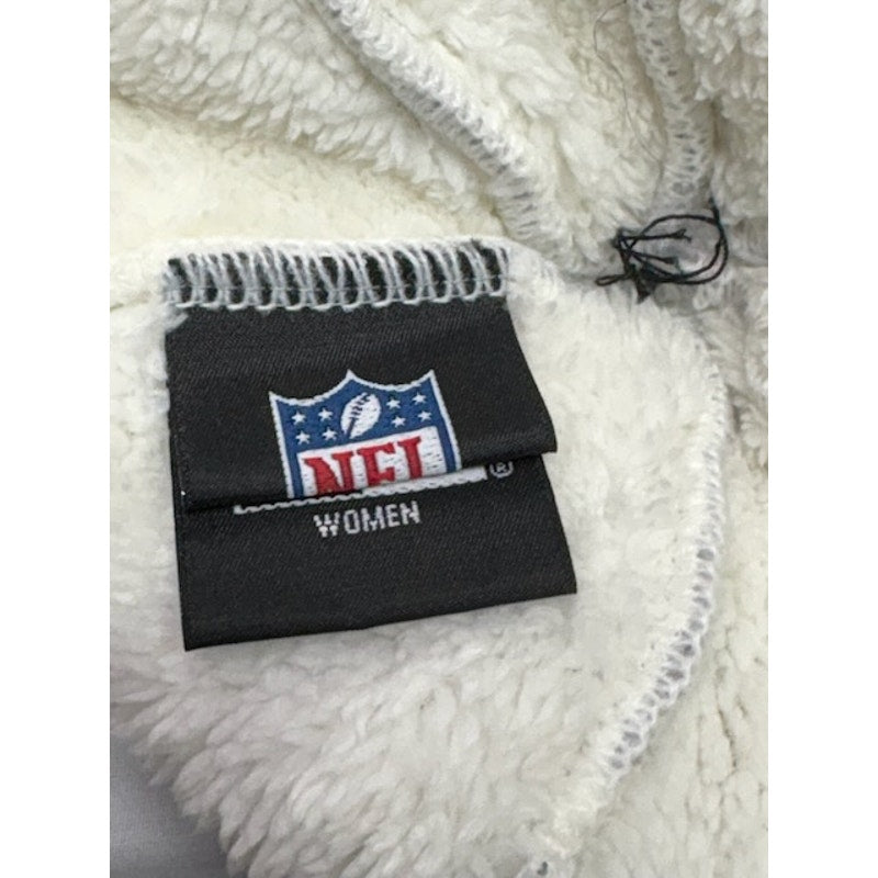 New Era NFL Cable Knit Pom Beanie Hat Cuffed Winter Cap Gray Womens OSFA