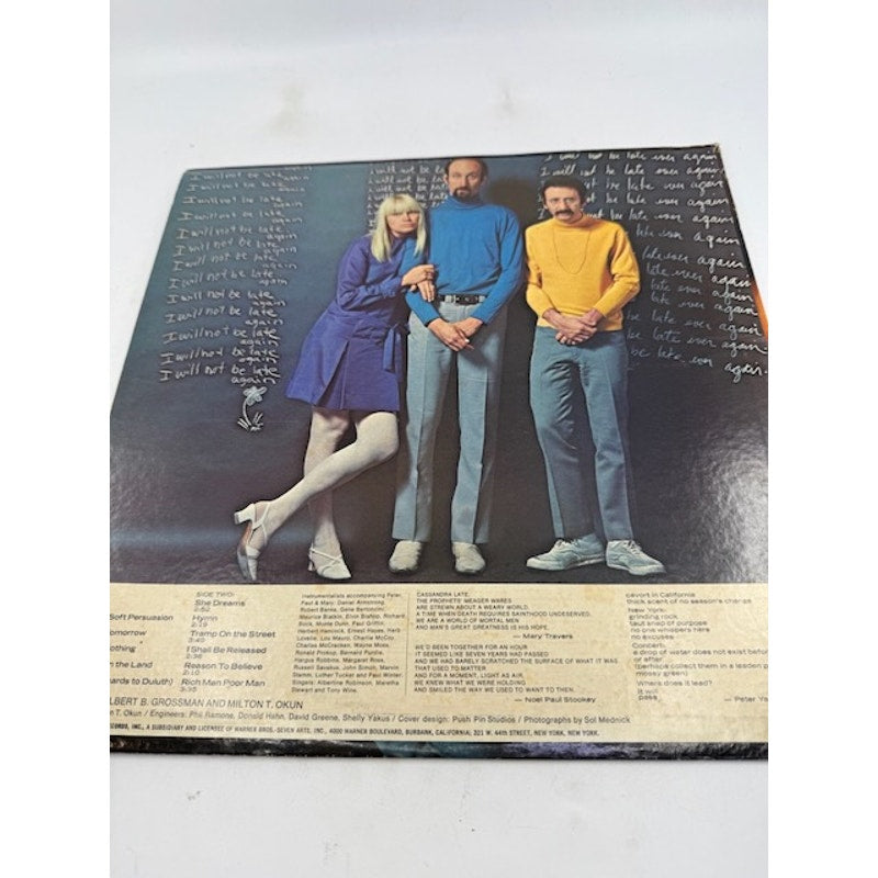 Peter, Paul & Mary – Late Again 1968 Vinyl Album Record