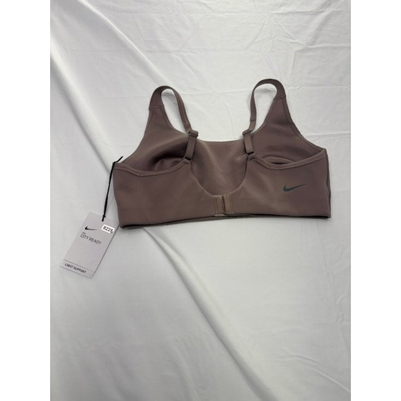 Nike Dri-FIT City Ready Light-Support Non-Padded Sports Bra Brown Size L
