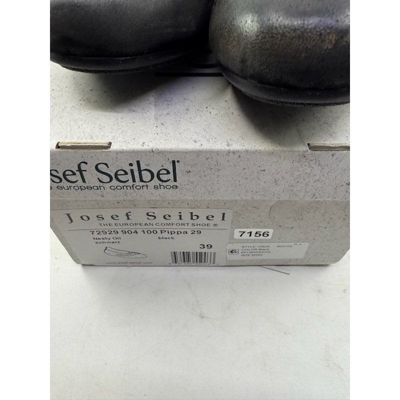 Josef Seibel Pippa 29 Ballet Flat 72929 Black Nesty Oil Womens Size EU 39
