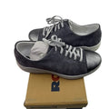 Romika Madera 16 Sneakers Leather Suede Lace-Up Shoes Asphalt Womens Size 37