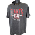 Junk Food New York Giants T-Shirt Short Sleeve Crewneck NFL Gray Mens Size XL