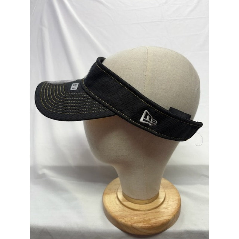 New Era Pittsburgh Steelers Adjustable Visor NFL Black Gold Unisex OSFM