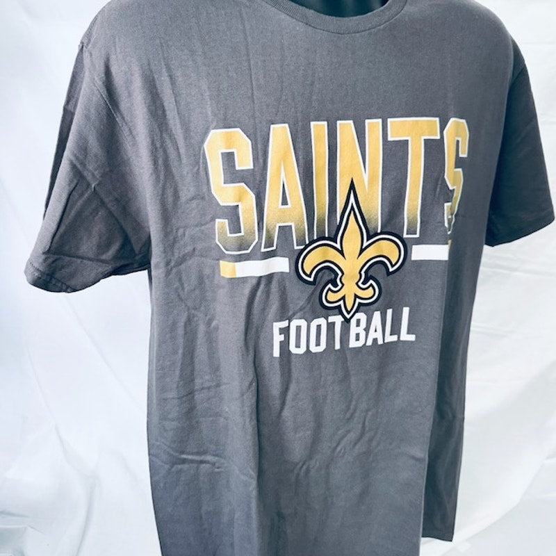 Junk Food New Orleans Saints Comeback T-Shirt Charcoal Gray Mens Large