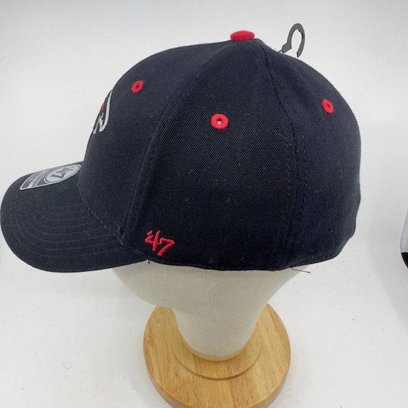 '47 Brand Contender NFL Atlanta Falcons Stretch Fitted Hat Hat Black Mens L/XL