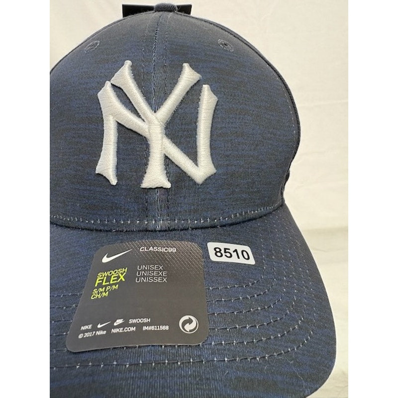 Nike New York Yankees Aerobill Baseball Cap MLB Logo Blue Black Unisex OS