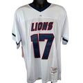 Headgear Lions Marquise Brown's #17 Football Jersey V-Neck White Mens Size L