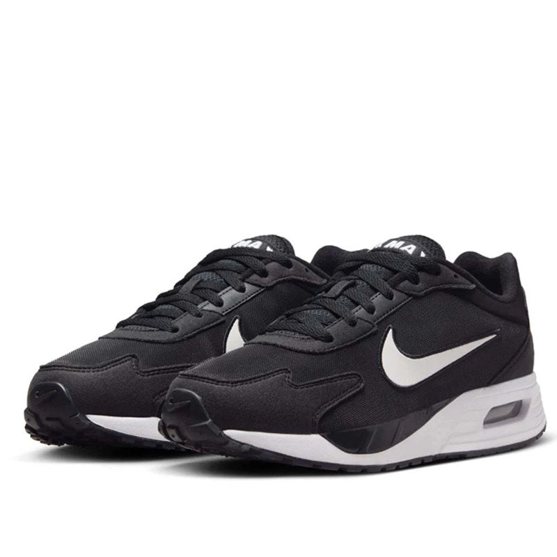 Nike Air Max Solo Running Shoes Lace-Up Sneakers DX3666-002 Black White Mens 6