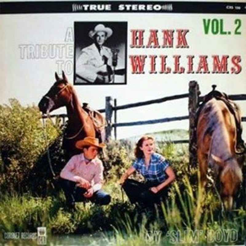 'Slim' Boyd – A Tribute To Hank Williams Vol. 2 1960 Vinyl Album Record