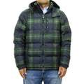 POLO Ralph Lauren Plaid Down Filled Hooded Puffer Jacket Green/Multi Mens XL
