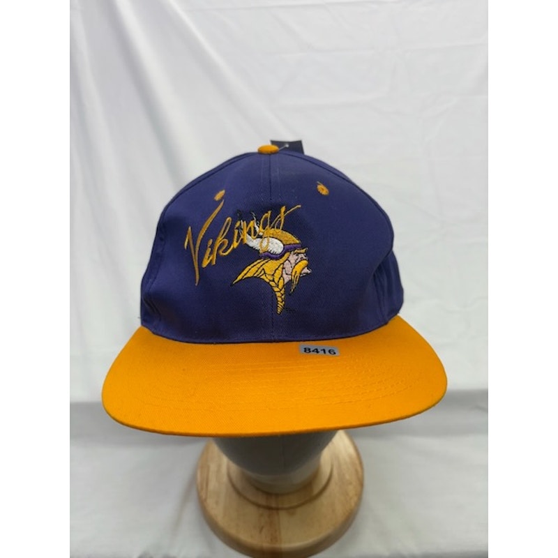 Team NFL Minnesota Vikings NFL Vintage Snapback Hat Cap Purple Gold Unisex OSFA