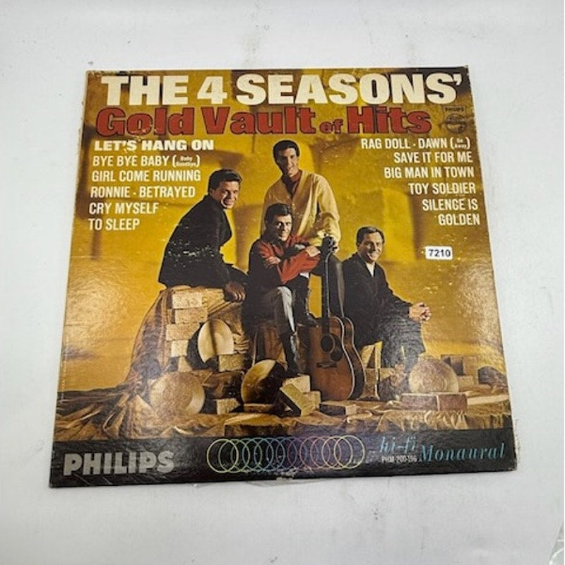 The 4 Seasons' – The 4 Seasons' Gold Vault Of Hits Vinyl Record Album