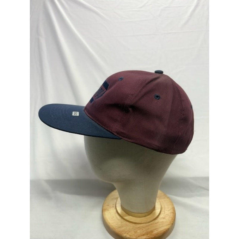 Sportsman NAPA Auto Parts Snapback Hat Cotton Cap Burgundy Navy Adult OSFA