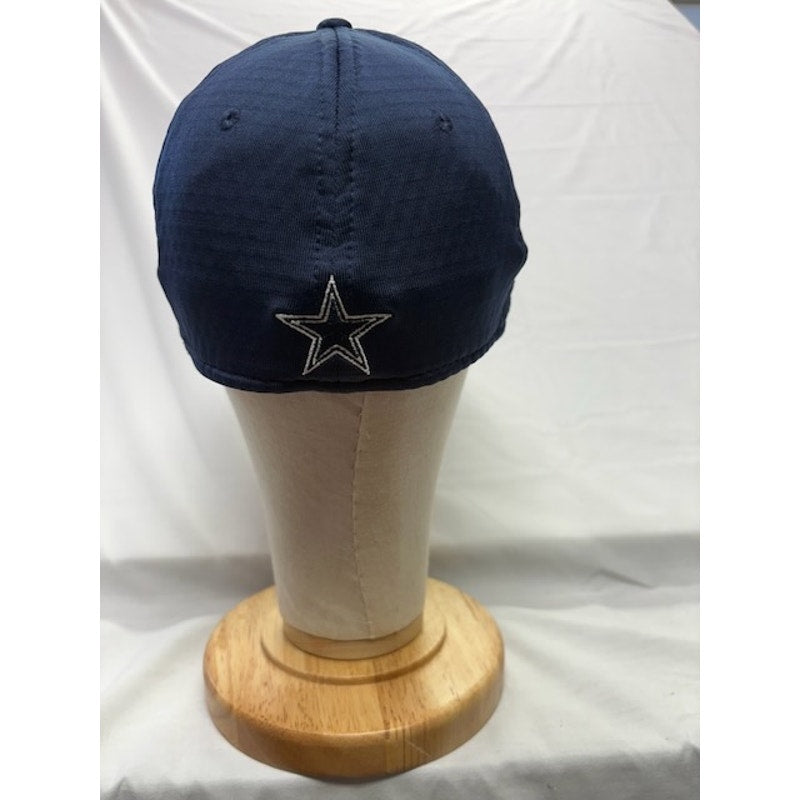 New Era Dallas Cowboys 39THIRTY Flex Fit NFL Training Cap Navy Mens Size S/M