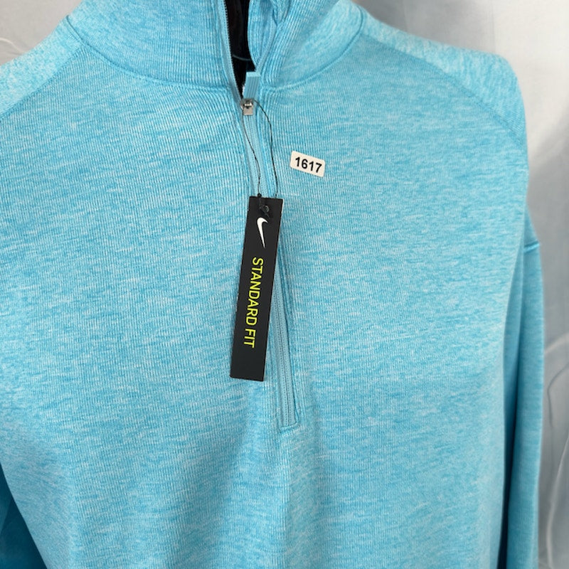 Nike Dri-FIT Player 1/2 Zip Golf Sweatshirt Pullover Cool Blue Mens Medium