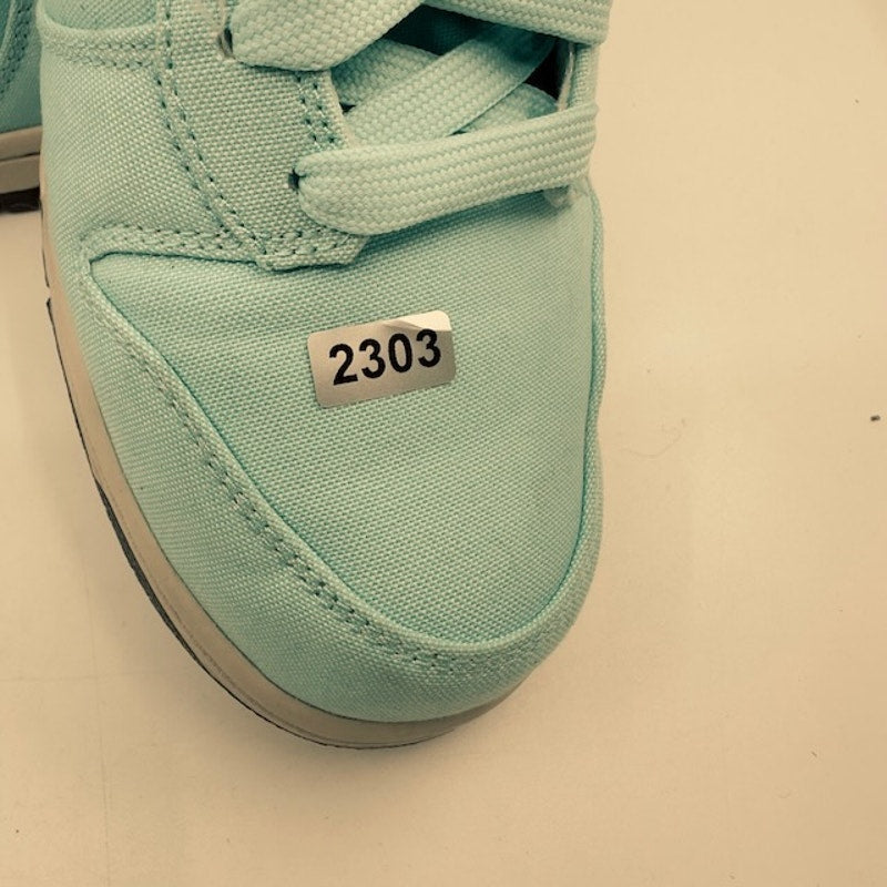 Nike 6.0 Dunk High Top Lace Up Canvas Sneaker 342257-401 Aqua Blue 8M 9.5W