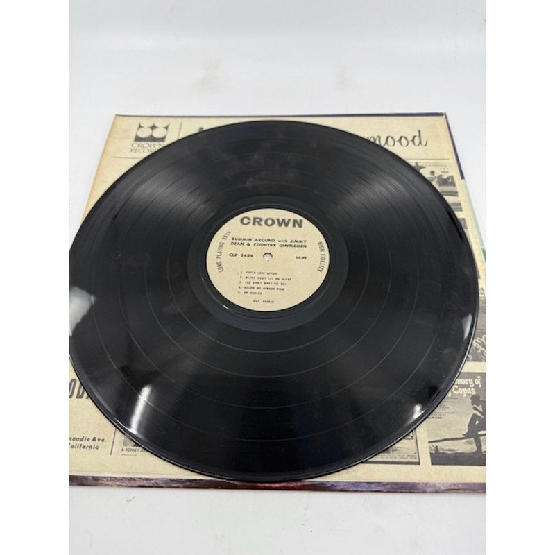 JIMMY DEAN - Bummin Around With Jimmy Dean & Country Gentleman Vinyl Album