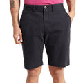 Superdry International Chino Shorts Flat Front Canvas Midnight Navy Mens 38