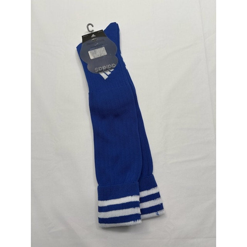 Adidas Copa Edge Soccer Socks Over The Calf Blue/White Youth LG Size 3-9
