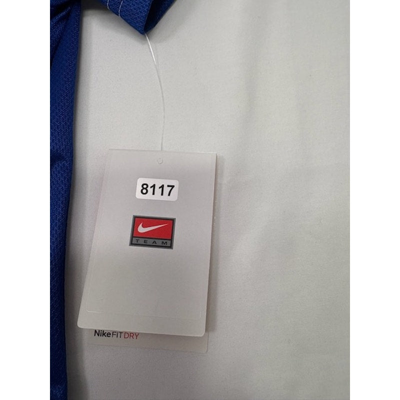 Nike FitDry Soccer Jersey Shirt Short Sleeve V-Neck Blue/White Womens Sz XXL