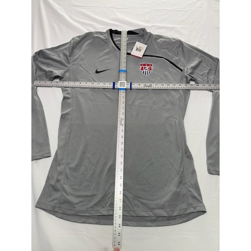 Nike USA Official Soccer Goalkeeper Jersey Long Sleeve Gray Mens Size XXL