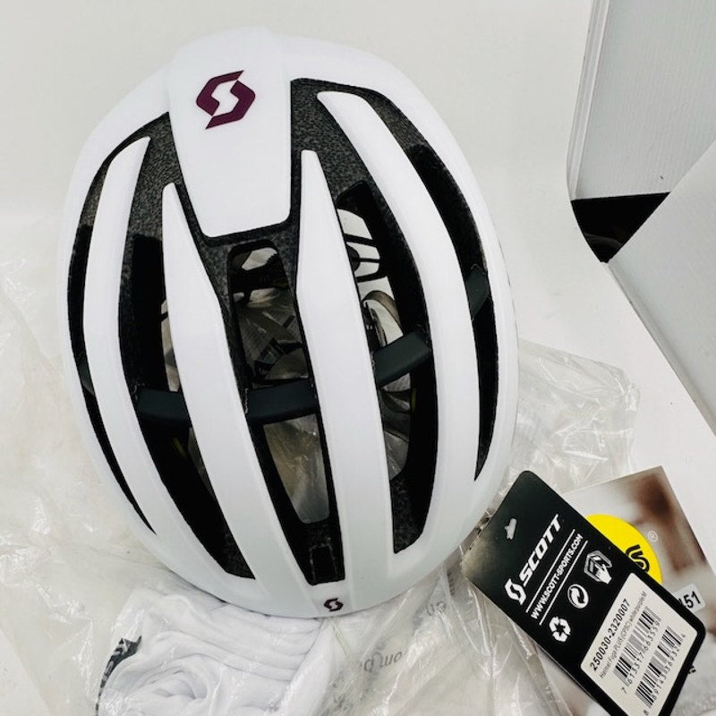 Scott Sports Fuga Plus (CPSC) Helmet Mountain Road Bike White Purple - M
