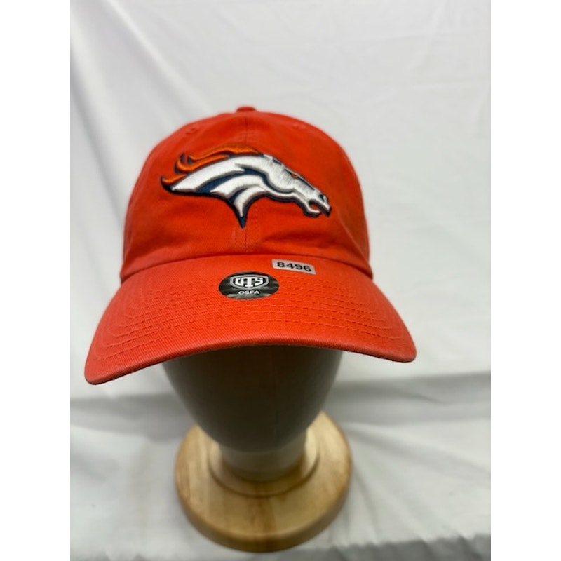 OTS Denver Broncos NFL Adjustable Hat Strapback Orange Unisex Adult OSFA