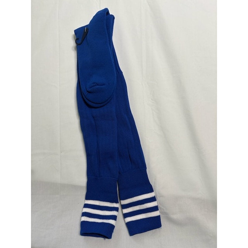Adidas Soccer Socks Knee High Blue/White Mens Shoe Size 6-12 / Sock 10-13