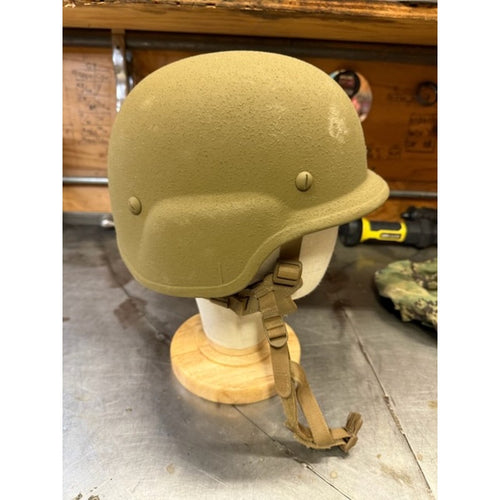 BAE Systems Military Lightweight Ballistic Helmet SPM1C1-10-C-0011 Green Size L