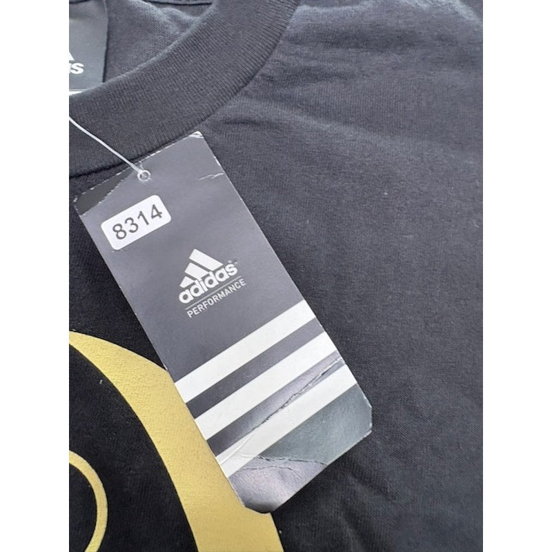 NWT Adidas Colorado Buffaloes T-Shirt Short Sleeve Crew Neck Black Mens Size L