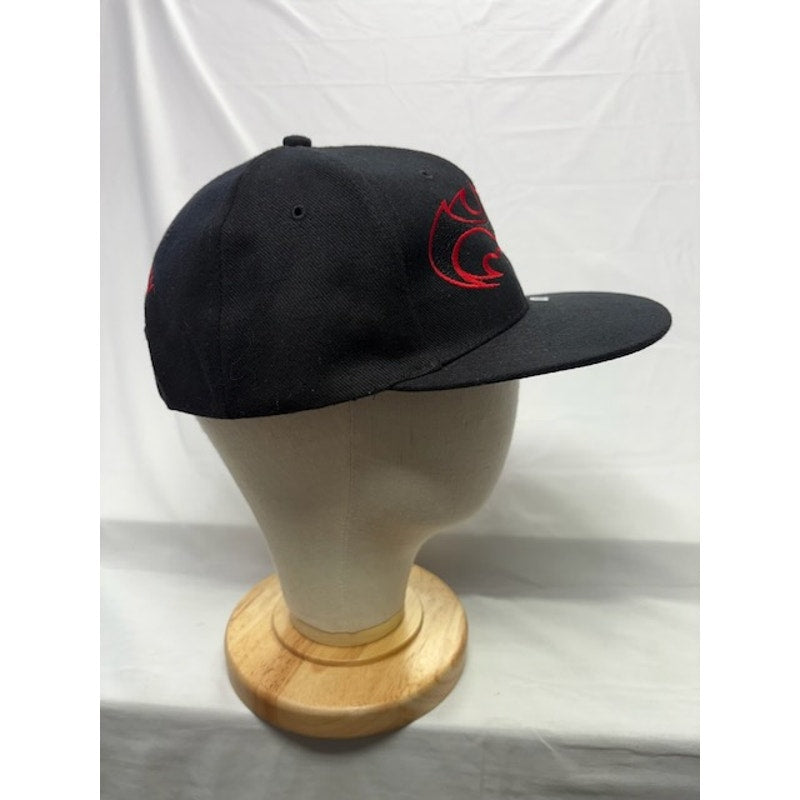 NISSIN 1996 Batman & Robin Snapback Cap Logo DC Comics Hat Black Red Mens OSFA
