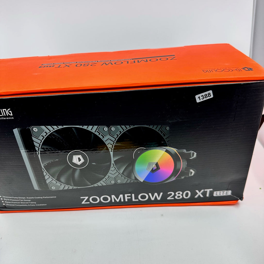 ID-COOLING ZOOMFLOW 280 XT LITE CPU Water Cooler 280mm Radiator Black