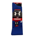 Under Armour HeatGear Soccer Socks Over The Calf Royal Blue Adult Size L
