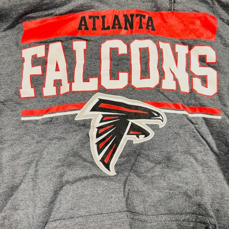 Campus Colors Atlanta Falcons Gameday Hoodie Sweatshirt Gray Mens Size Small