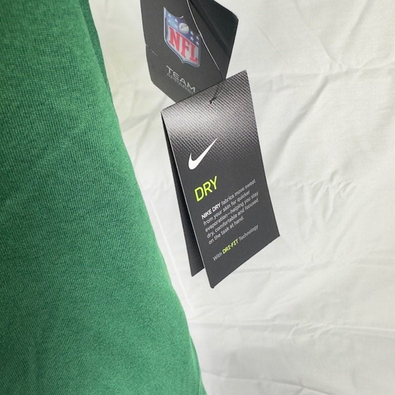 Nike New York Jets Icon Legend T-Shirt Dri Fit Short Sleeves Green Mens Size L
