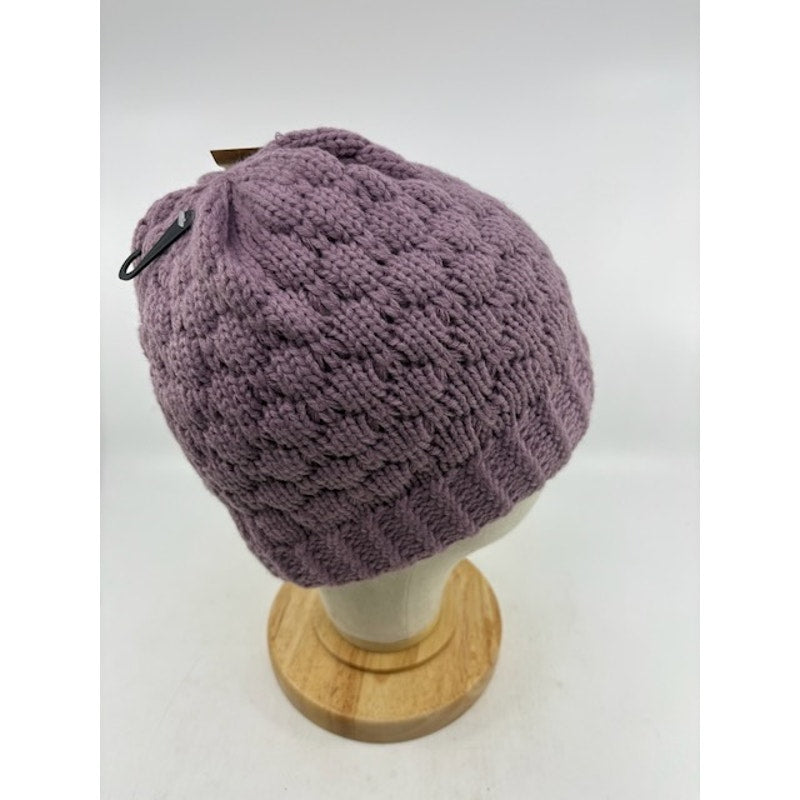 Northeast Outfitters Neo Cozy Cabin Popcorn Beanie Knit Hat Womens Purple OS