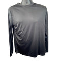F&N Enterprise Athletic Shirt Long Sleeve Crew Neck Quick Dry Gray Mens Size S