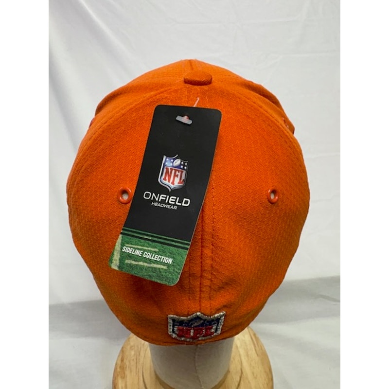 New Era Denver Broncos 39THIRTY Sideline On-Field Cap NFL Orange Unisex S/M