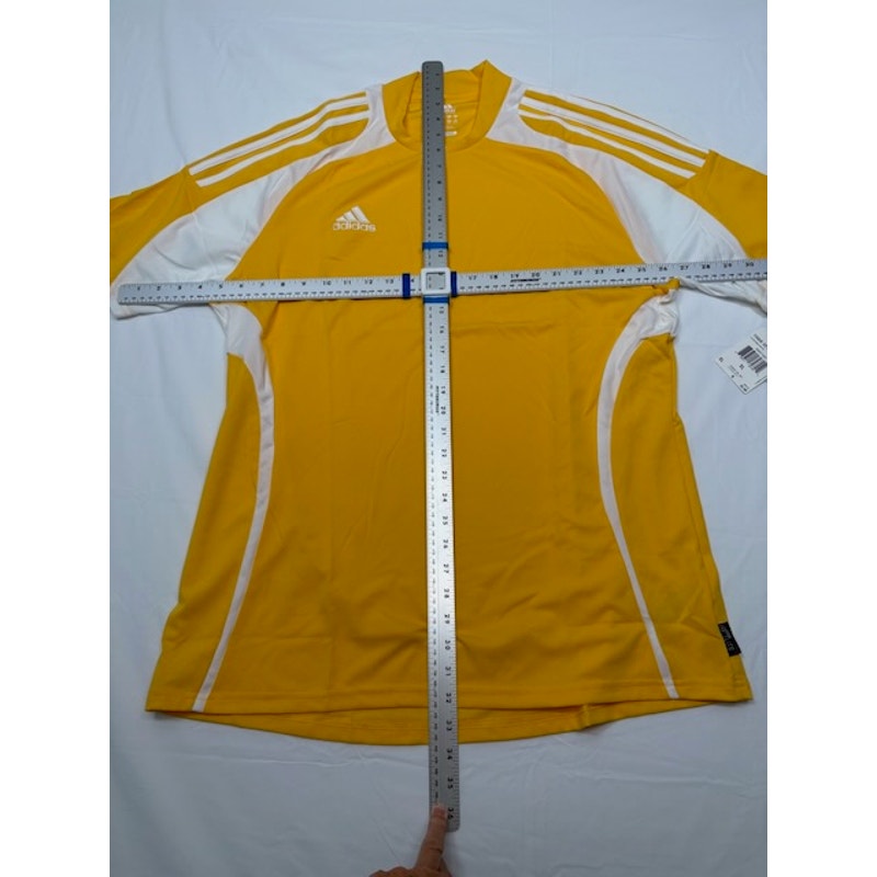 Adidas Toque SS Soccer Football Jersey Clima365 Sunshine/White Mens Size XL