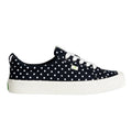 Cariuma Unisex Oca Low Canvas Sneaker Shoes Black White Polka Dots Size 10/11.5