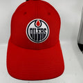Adidas NHL Edmonton Oilers Baseball Cap Fitted Aeroready Red Mens Size S/M