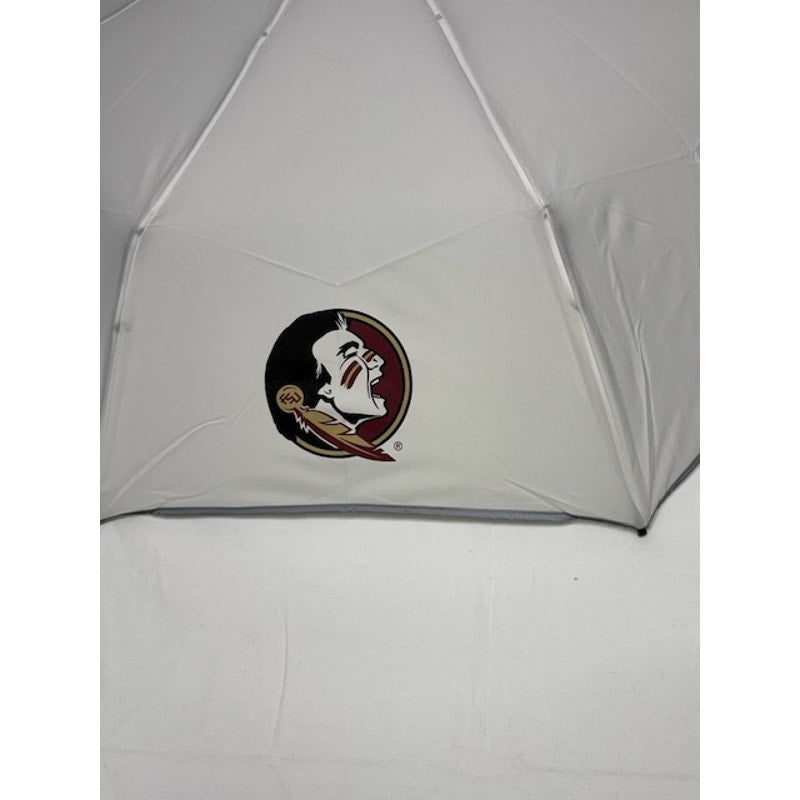 WeatherMan Michigan Wolverines Travel Umbrella NCAA Windproof Compact Blue