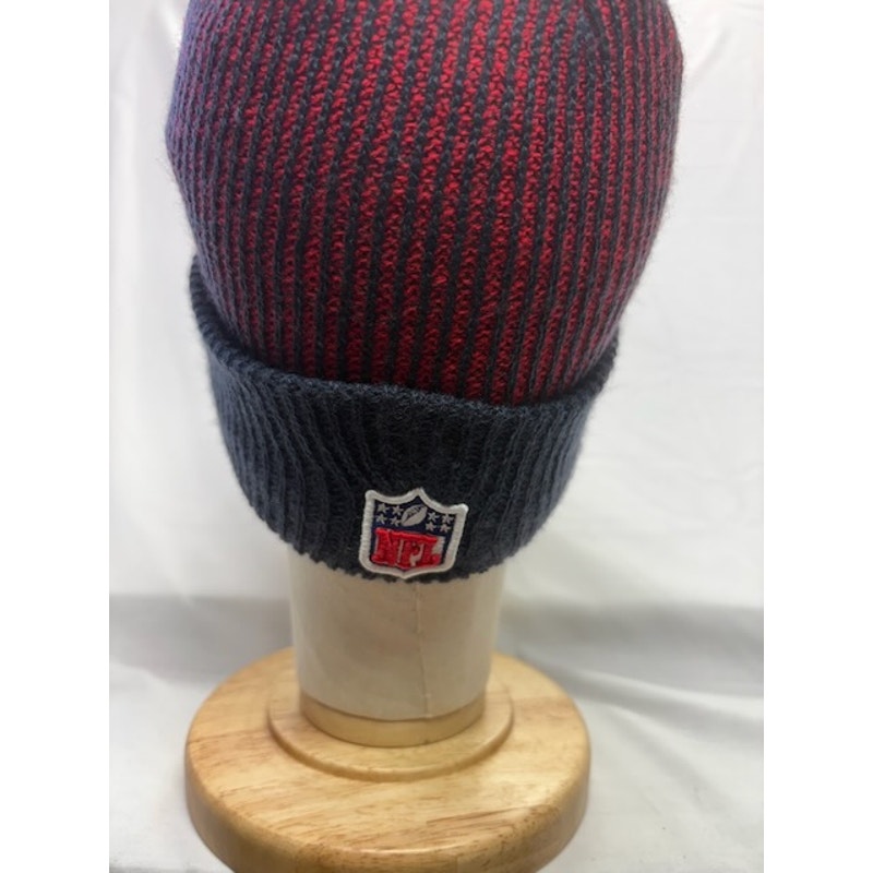 New Era Houston Texans Sport Knit Beanie Cuffed NFL Hat Red Navy Mens OSFM