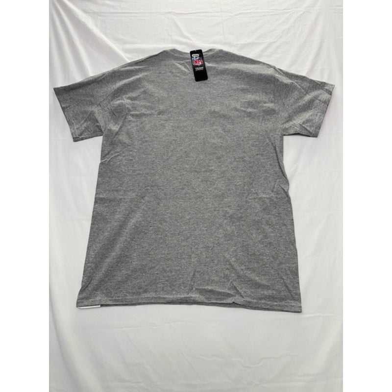 Majestic NFL Kansas City Chiefs T-Shirt Short Sleeve Grey Mens Size Medium